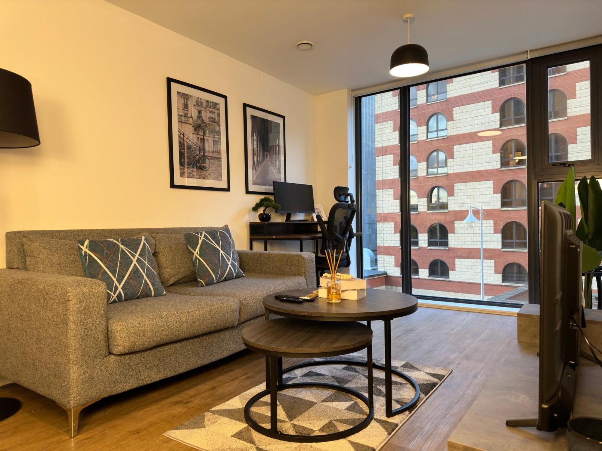 Cozy City Centre Apartment With Free Parking And Free Gym Birmingham Esterno foto