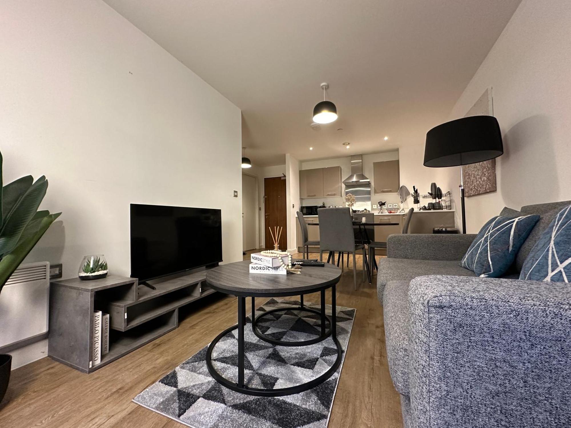 Cozy City Centre Apartment With Free Parking And Free Gym Birmingham Esterno foto