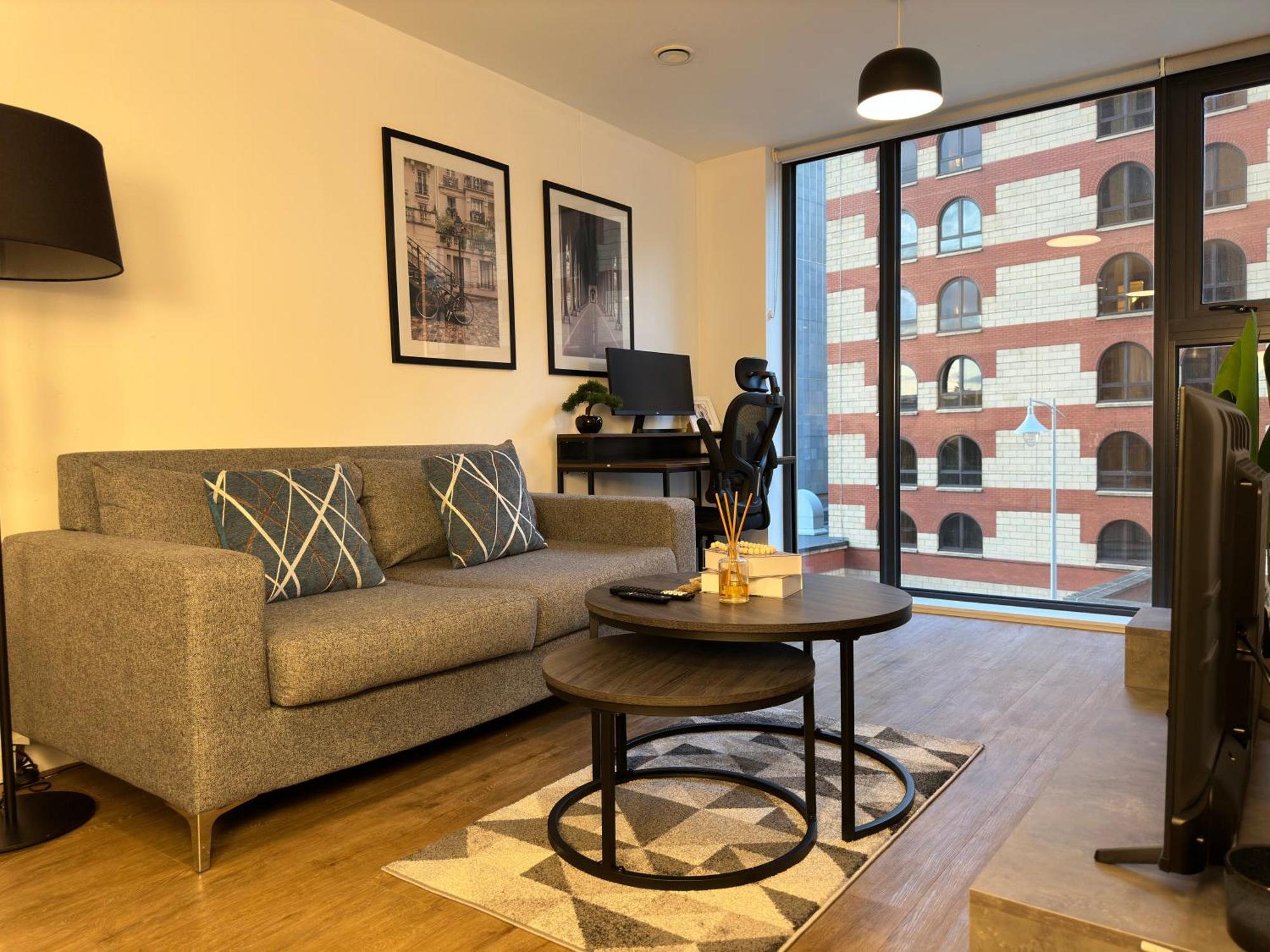 Cozy City Centre Apartment With Free Parking And Free Gym Birmingham Esterno foto